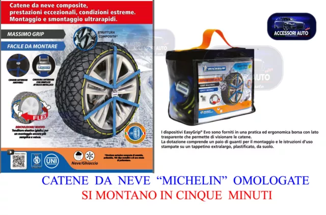 Michelin 8304 Calze da Neve Catene Easy Grip Evolution Gruppo Evo 4 –  Ricambi Auto 24