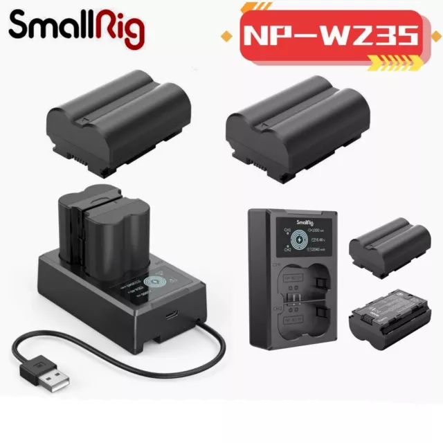 SmallRig 2/4 x NP-W235 Camera Battery/ Charger kit for Fujifilm GFX 50S II, X-T4