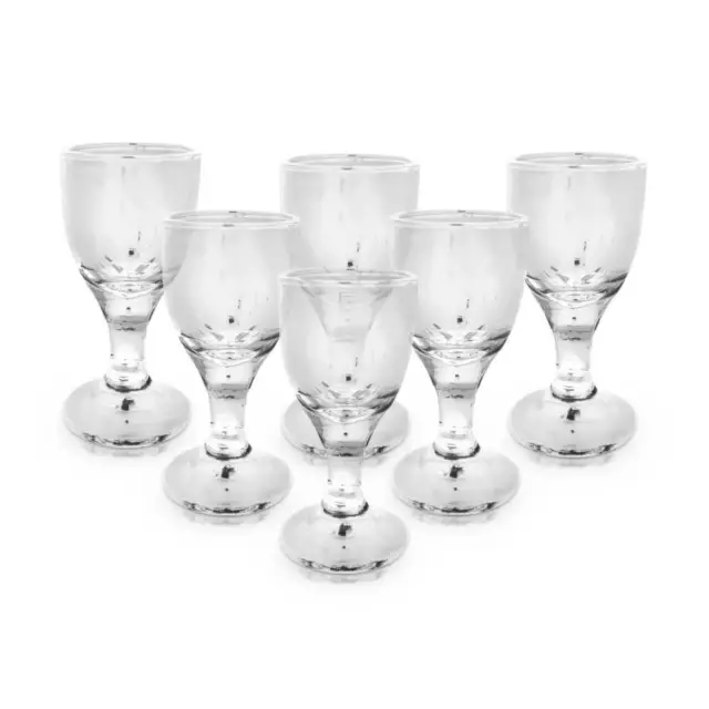 Likörgläser Schnapsglas Gläser 6er Set Glas 10 ml Kristallglas Wodka