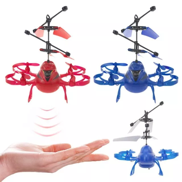 Red Blue Infrared Sensor Aircraft Plastic Remote Control Drone  Boys Girls