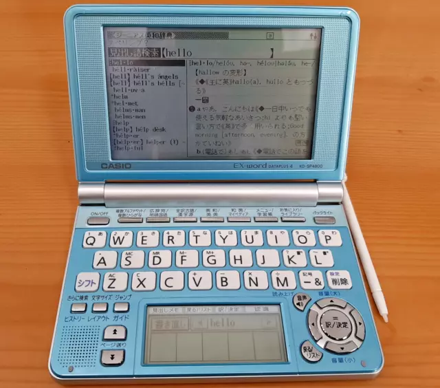 Electronic Dictionary CASIO EX-word XD-SP4800 Japanese English 85contents