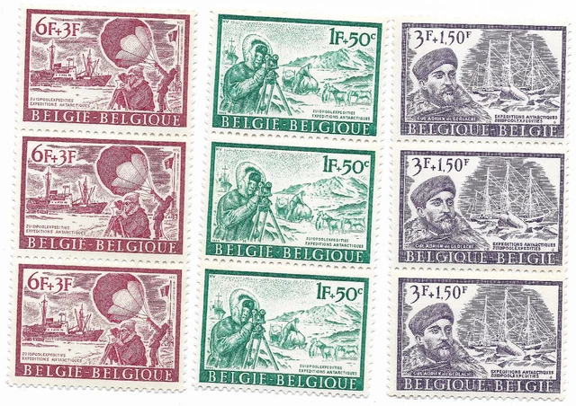 1966 - Expéditions antarctiques 1391 / 1393 - Livraison 0€ dès 5 lots groupés