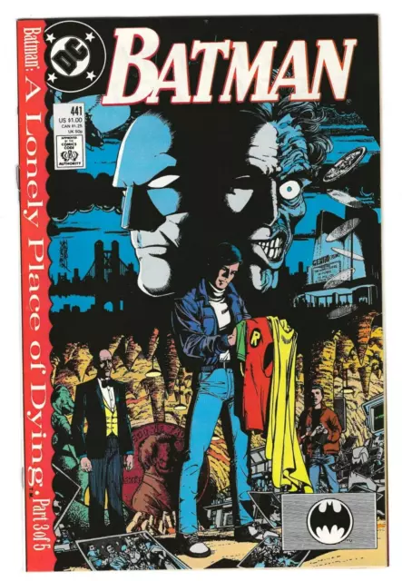 DC Comics BATMAN #441 first printing Lonely Place of Dying