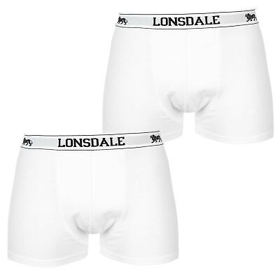 Lonsdale Lonsdale Garçon Lot De 2 Boxer Trunc Sous-Vêtement Short Taille Élastique 