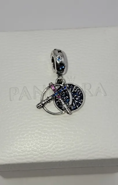 Authentic PANDORA STAR WARS LIGHTSABER DANGLE CHARM 799252C01 (Retired)