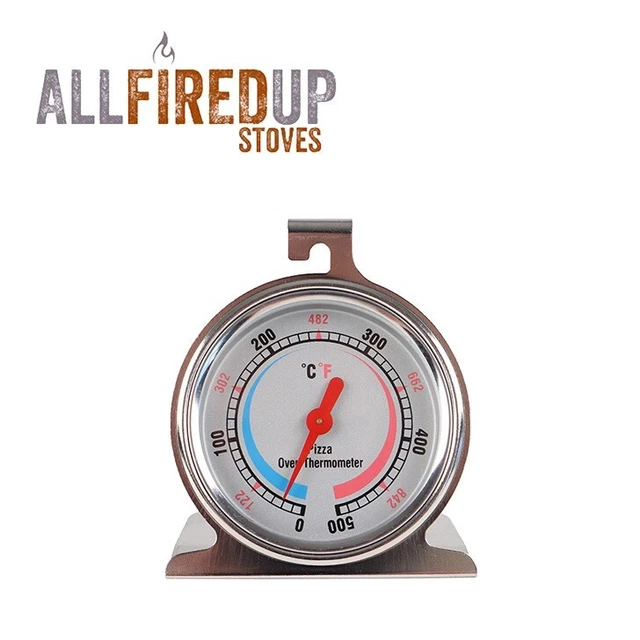 STAINLESS STEEL PIZZA Oven Thermometer/Temperature Gauge For Pizza & Bread Ovens £9.02 PicClick UK