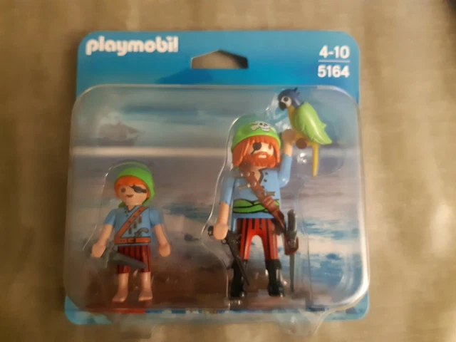 PLAYMOBIL 5164 - Figurine Fils Et Père Pirate - Neuf Dans Son Emballage D'origine