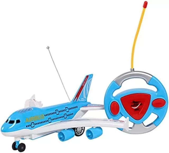 Action Electric Flight Aeroplane Remote Control RC Airplane Toy for Kids (Blue)