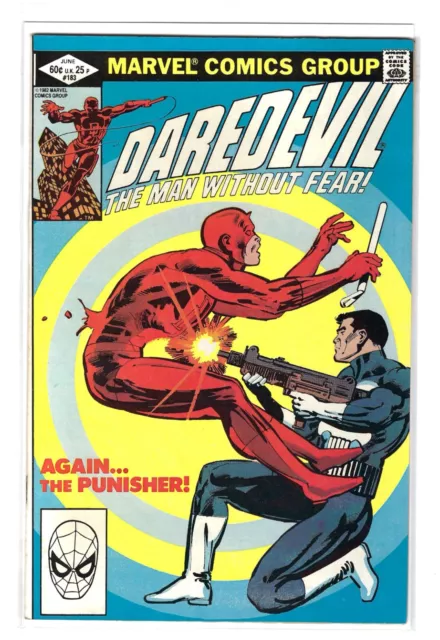(1964) Marvel Daredevil #183 - 1St Battle W/ Punisher Frank Miller - Vf/Nm