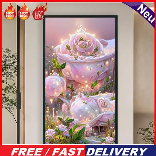 5D DIY Full Round Drill Diamond Painting Flower Home Decoration Art Craft(QQ857)