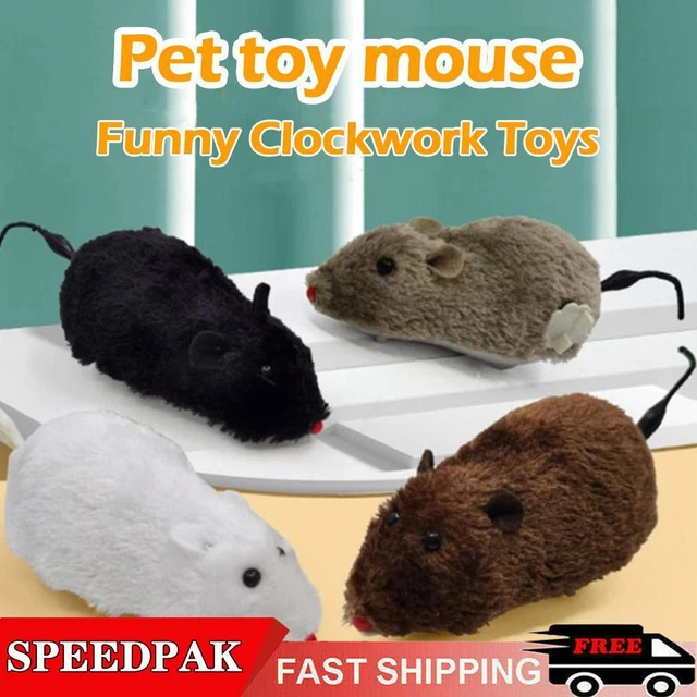 Creativo Divertido Ratón de Peluche Ratón Falso Gato Chirrido del Ruido Juguetes GB