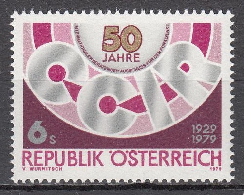 Österreich 1979 - MiNr 1598 - 50 Jahre Internationaler Ausschuß für den CCIR