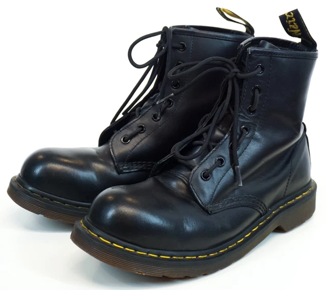 Bottes Dr. Martens Vintage Années 90 - Vertes Taille 41 - Occasion Très Bon État