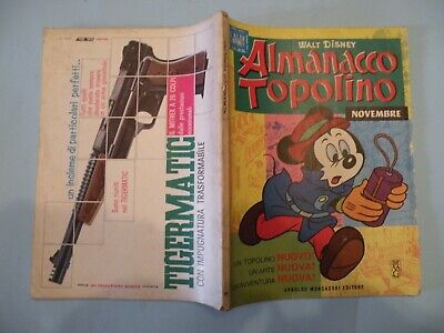 Almanacco Topolino 1966 N° 11 Mondadori Disney Orig. Molto Buono No Bollino