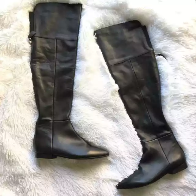 Kristin Cavallari By Chinese Laundry Womens Sz 5.5 York Over The Knee Boot Black