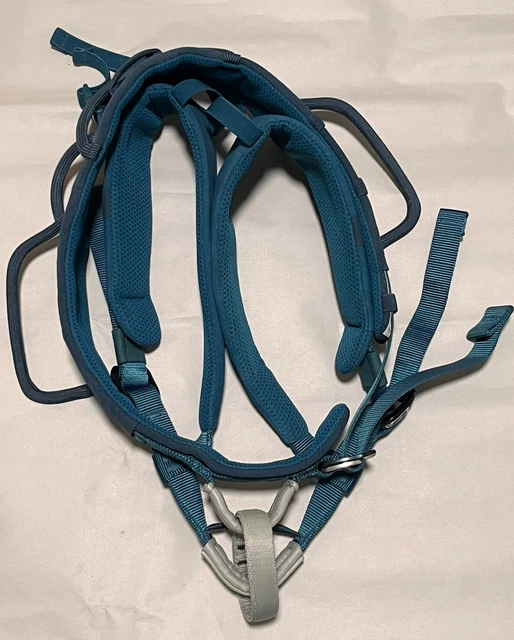 Petzl ADJAMA Climbing and Mountaineering Harness, Size Small, Blue