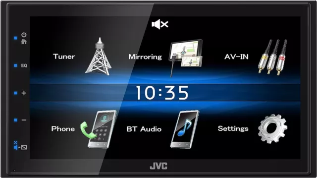 JVC KW-M25BT 2 DIN Autoradio Bluetooth 17,3cm Touchscreen Android USB-Mirroring 2