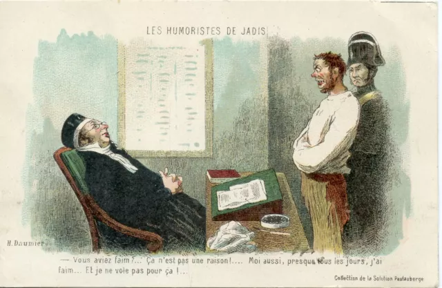 Carte Postale / Postcard Illustrateur Daumier Fantaisie Les Humoristes De Jadis