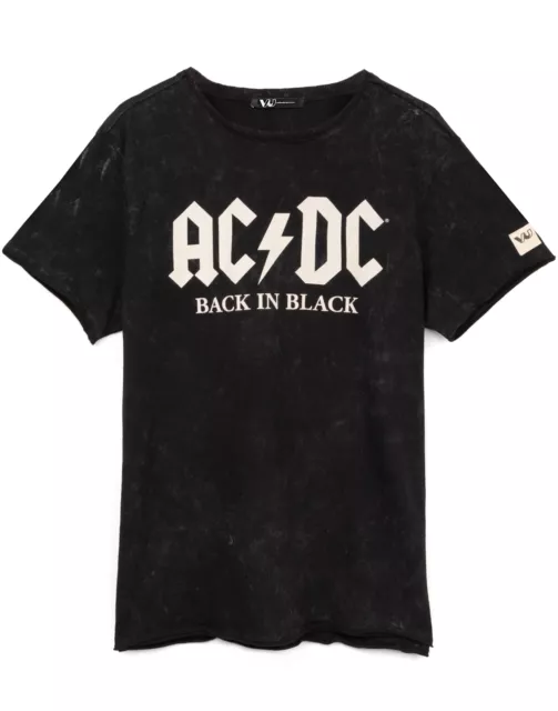 Camiseta AC / DC Mujeres Unisex Mujeres de vuelta en Black Album Band Black Top