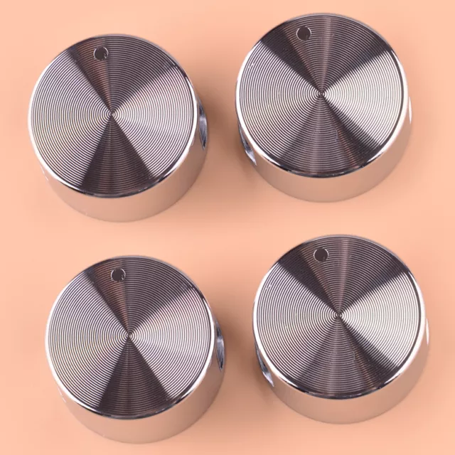 4Pcs Metal 8mm Universal Rotary Switch Control Gas Stove Knob Cooker