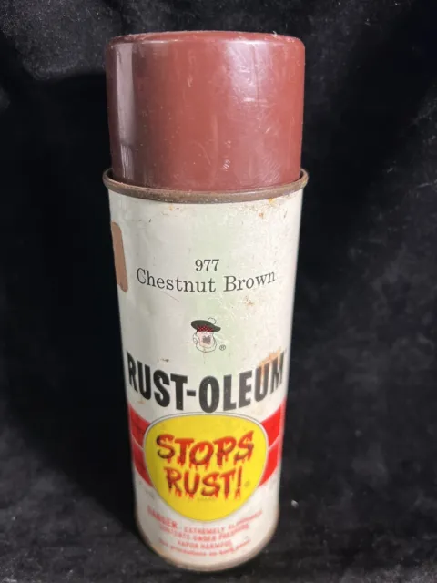 Vintage 1990 Rust-Oleum 7712 Bronze Spray Paint Can Weighs 11.2oz Made In  USA