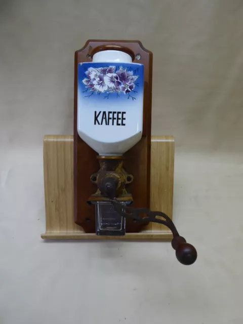 Antike Leinbrock Ideal Wandkaffeemühle mit Kurbel Kaffeemühle Mühle