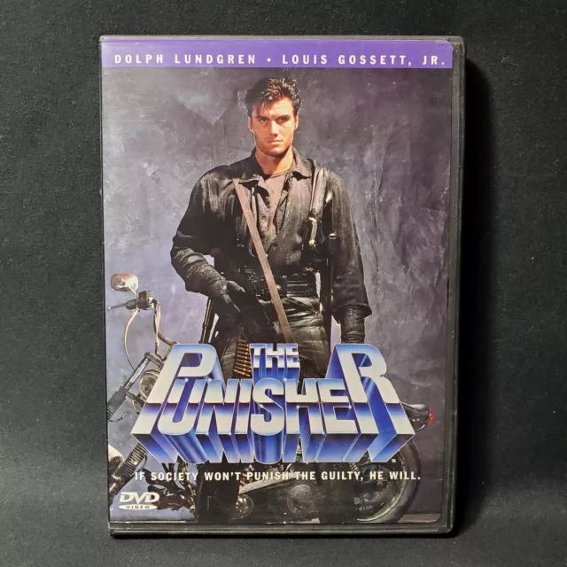 The Punisher (DVD, 1990) Dolph Lundgren Louis Gossett Jr