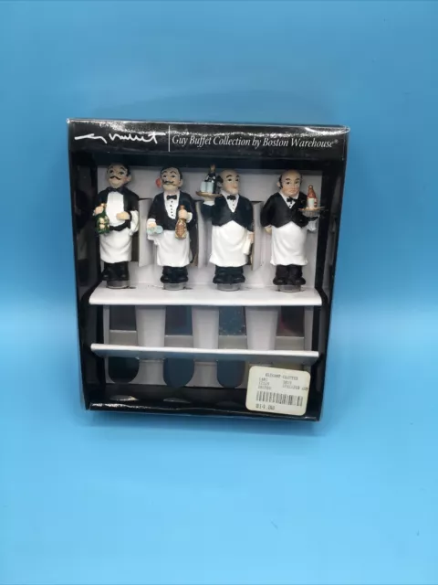 ESPARCIDORES de acero inoxidable Guy Buffet Collection, conjunto de almacén de Boston 4