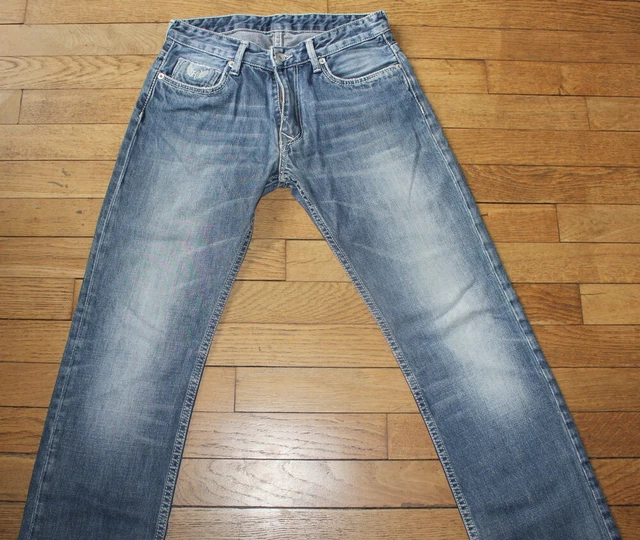 Jeans Kaporal Garçon - Taille 14 Ans, Bleu, Coupe Droite Classique - Occasion Très Bon état