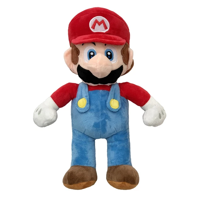 PELUCHE MARIO DE Super Mario Bros Pantin 36cm Du Videogame pour Enfants ...