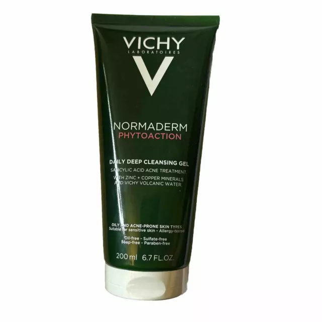 Gel de limpieza profunda diario Vichy Normaderm Phytoaction - nuevo paquete sellado