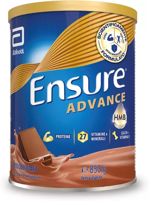 Ensure Advance Formula Nutrivigor Integratore Alimentare Proteico in Polvere, Co