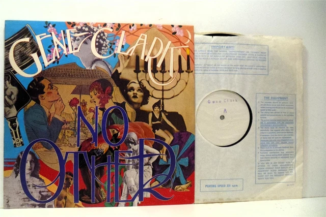 GENE CLARK NO Other white Label Test Pressing LP VG EX SYL 9020 gene-clark-no-other-white-label-test-pressing-lp-vg-ex-syl-9020