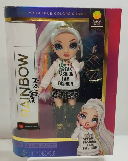 Rainbow High Fantastic Fashion Amaya Raine - Rainbow 11 Fashion Doll and  Playset