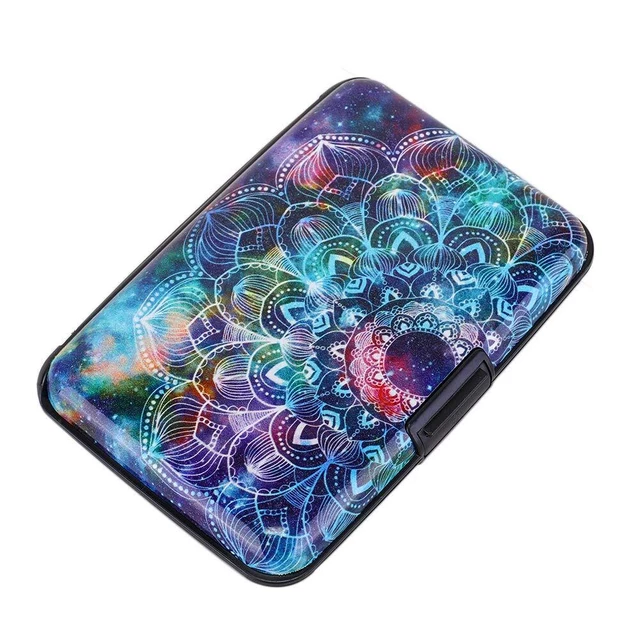 Mini RFID Aluminum Wallet Credit Cards Holder Business Card Case Metal...