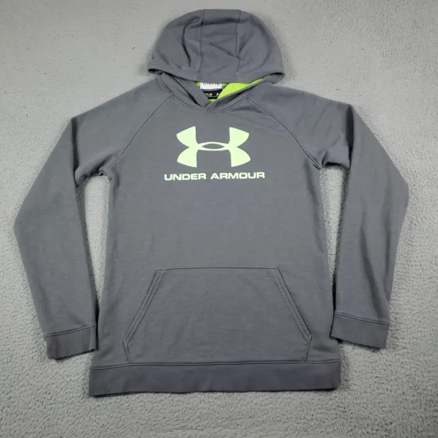 Under Armour Sweater Boys XL Gray Pullover Hoodie Sweatshirt Youth/Kids