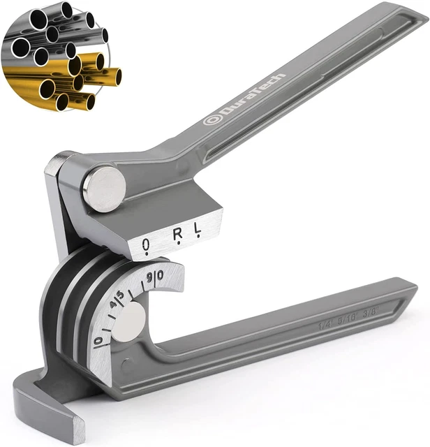 Tube Bender, Pipe Bender, 3-IN-1, 1/4", 5/16", 3/8", for Copper, Brass, Aluminum
