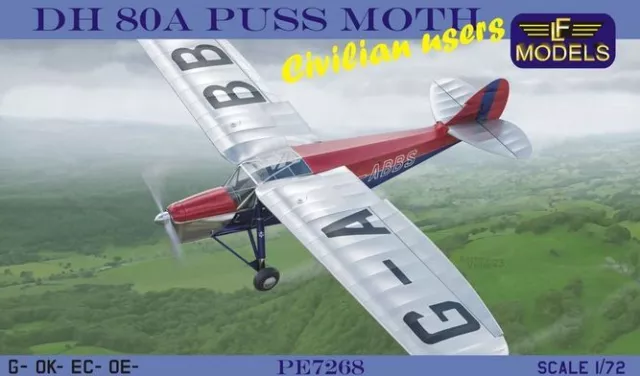 LF Models PE7268 1:72 de Havilland DH-80A Puss Moth Civilian users