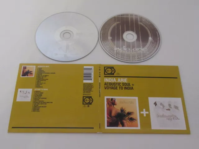 India.arie – Acoustic Soul + Voyage To Inde / 600753186602 2XCD Album Carton