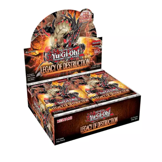 Yu-Gi-Oh! Legacy of Destruction Booster Display - ENGLISH - NEW & ORIGINAL PACKAGING!