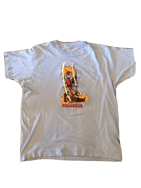 Colossus Vintage Shirt : Vintage X-men Shirt Colossus 1985 Comic Images Screen Stars Large