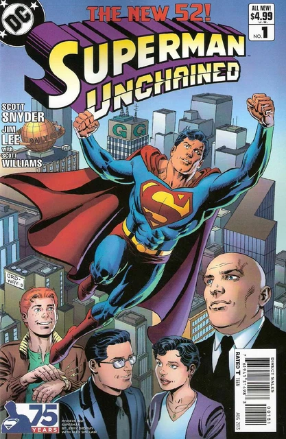 Superman Unchained #1G VF/NM; DC | New 52 - 1:25 variant by Jerry Ordway - we co