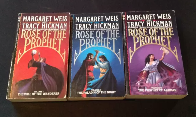 1988/89 Book Set ROSE OF THE PROPHET Trilogy Vol. 1 2 3 by M. Weis & T. Hickman