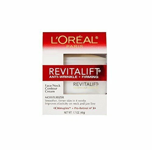LOreal Paris Revitalift Anti Wrinkle & Firming Face & Neck Cream 1.7 oz 3 Pack