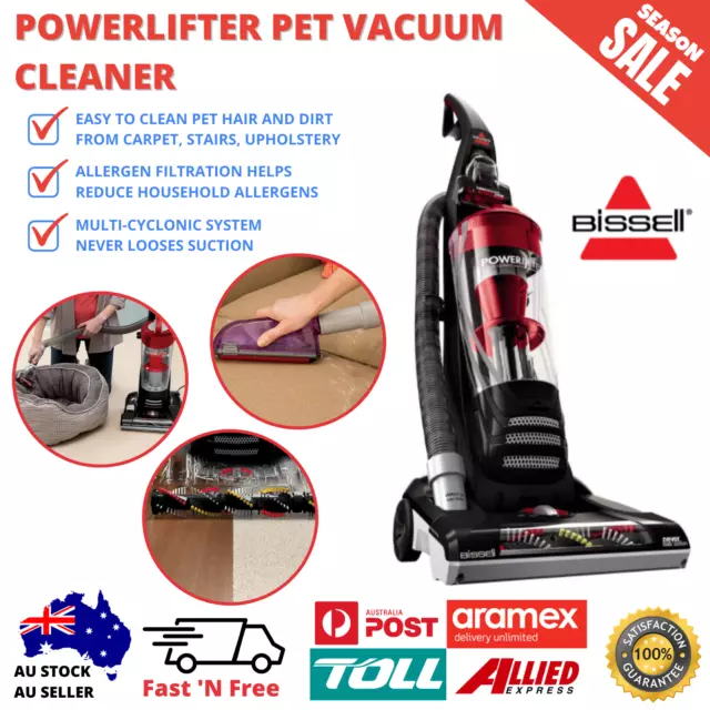 NEW Bissel Pet Hair Vacuum Cleaner Bagless Powerlifter Upright Carpet Brush Tool