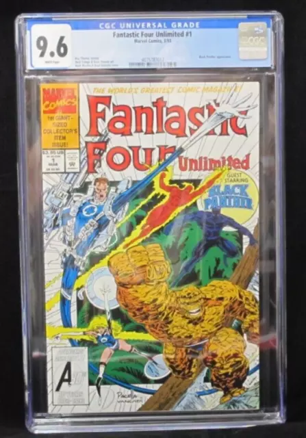 Fantastic Four Unlimited #1 CGC 9.6 NM+ Black Panther app Marvel Comics MCU