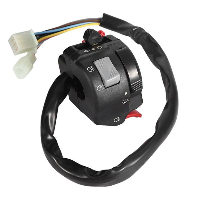 NEW Motorcycle Handlebar Control Switch Headlight Turn Signal Light Horn Button