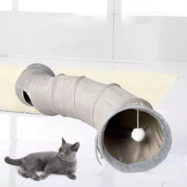 Tube de Jeu de Chiot En Forme de Chaton En Forme de S de Chat Tunnel Pliable