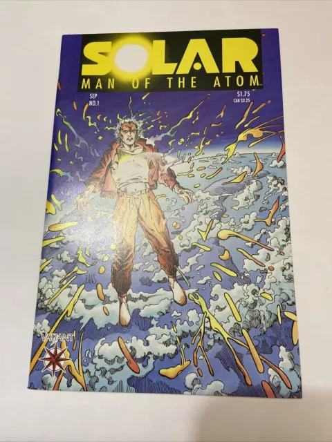 Solar Man of the Atom #1 - 1991 Valiant - Barry Windsor Smith -NM VF+ HIGH GRADE