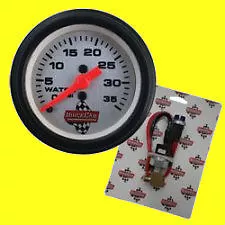 QuickCar Ouickcar Quick-Light Water Pressure Kit With Gauge Race Car Boat